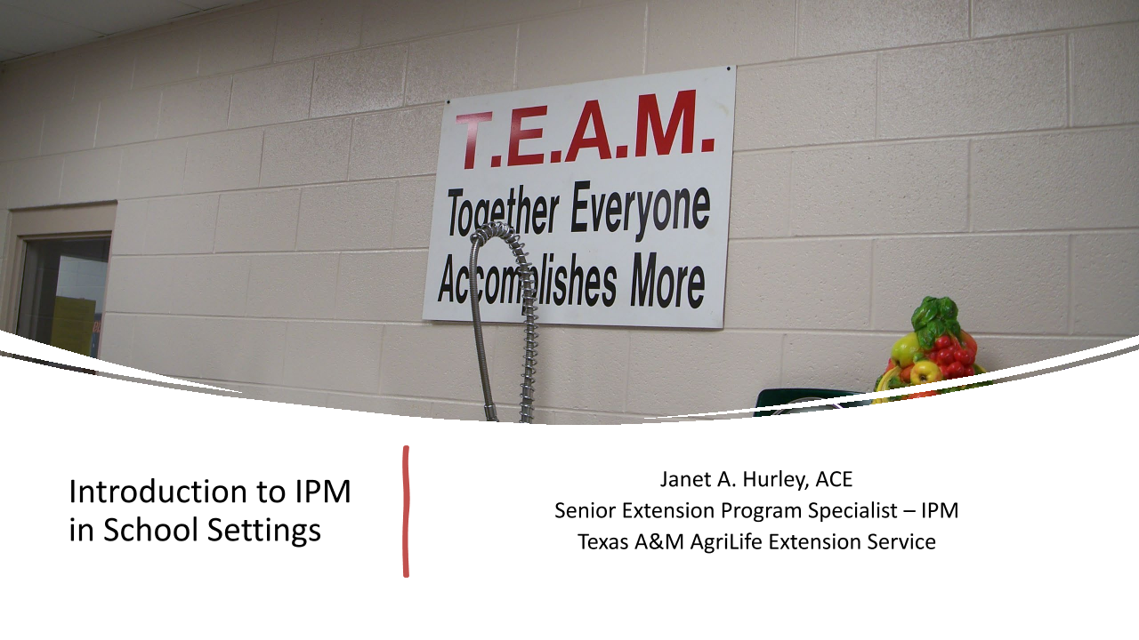 Introduction to IPM for Texas Schools 