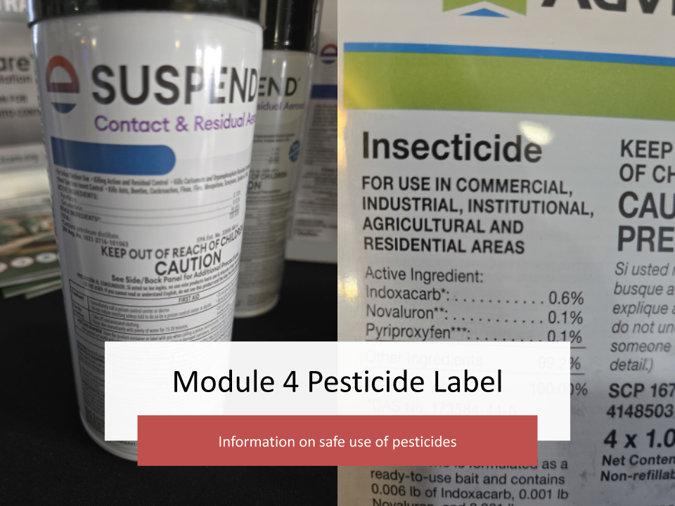 Safe Use of Pesticides - Understanding the Label 