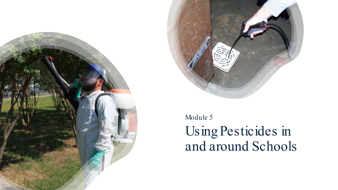 Pesticide Use in and around school campuses 